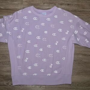 Women’s Limited Addition Lilac Champion Sweatshirt Reverse Weave